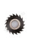 Trekhstor disc milling cutter. straight tooth 80x08x27 Z=18 P6M5
