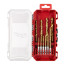 RedHEX™ HSS-TiN Metal drill bits set 10ed. (3-10mm) GEN II