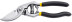 Pruner, overlapping cutting edges, curved blade, reinforced spring, solid-forged, PVC handles 215 mm