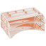 Paper tray horizontal STAMP "Field", set of 2 pcs. + organizer, pink Paris