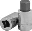 S50H2106 1/4" DR end nozzle with bit insert, H6. 37 mm