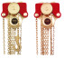 Chain hoist with carriage (0.5t) intrinsically safe, BeCu 307C-1002 alloy, HORTZ