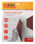 Paper-based sanding sheet, P 180, 230 x 280 mm, 5 pcs, latex, waterproof Denzel
