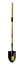 Small garden shovel with wooden handle 960 mm LSMCH9