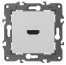 Розетка ЭРА Elegance 14-3114-01 HDMI IP20 белый