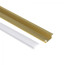 Aluminum mortise profile LIRA-1707 with screen, gold color, 3m, AKS