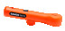 A tool for removing insulation from flat and round cables