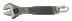 ERGO 90 series adjustable wrench, length 158/grip 20mm