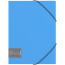 Berlingo "Fuze" A4 elastic band folder, 600 microns, blue