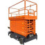 Self-propelled scissor lift GROST Tower Drive 1000-8.2 (10.2m) with extendable platform