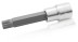 Головка торцевая с вставкой Spline 1/2" M9 L=100 мм TOPTUL