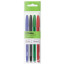 Set of STAMM "111" ballpoint pens 4 pcs., 04tsv., 1.0mm, tinted case, package with European suspension