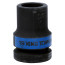 End head deep impact tetrahedral 1", 19 mm, futorochnaya KING TONY 853419M
