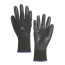 KleenGuard® G40 Polyurethane Coated Gloves - Customized Design for Left and Right hands / Black /11 (5 packs x 12 pairs)