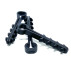 Dowel clamps for flat wires MX 5x8 (white)