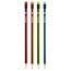 Set of pencils b/g Berlingo "Triangle" 4 pcs, HB, triangular, with eraser, sharpened, package, European weight