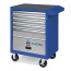 Тележка инструментальная, 5 выдвижных ящиков и отсек, "ОПТИМА", синяя МАСТАК 522-05581MB