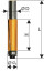 Фреза кромочная прямая ф19х50,8мм хв 12мм