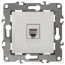 Розетка ЭРА Серия 12 12-3105-01 телефонная RJ11 IP20 белый