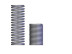 Compression spring DIN 2098 and 2098R (2x12x38.5x8.5 - stainless steel) NX5132, 10 pcs.