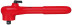 Ratchet handle VDE DR 1/2", with flag switch, L-265 mm, dielectric