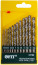 Set of drill bits for metal, HSS polished, 13 PCs.(1,5-2-2,5-3-3,2-3,5-4-4,5-4,8-5-5,5-6-6,5 mm)