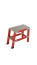 SVP-0,4-W fiberglass with vertical supports footrest h=400mm, 1 wide step, collapsible, platform 400x400mm