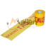 Signal tape "GAZ" LSG 200 with the logo "Dangerous GAZ" width 200mm, thickness 50mm, length 250m color red-yellow CRIMSON