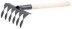 4-tooth twisted rake with handle (powder)