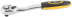 CRV collar (ratchet), black and yellow rubberized handle, Pro 1/2", 72 teeth