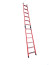LSPTS-2x2.0M fiberglass ladder, transformable into a stepladder, metal end caps
