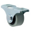 Roller meb. d25 h28 rectilinear with a cut.rim, grey AKS