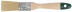 Кисть флейцевая "Хард", натуральная светлая щетина, деревянная ручка 1" (25 мм)