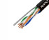 Twisted pair cable U/UTP4 Cat5e 24AWG PE RIPO CCA with cable, black, 0.5mm, upc.50m