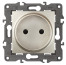Розетка ЭРА Elegance 14-2105-04 2P 16A-250В IP20 шампань