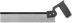 Saw blade, plastic handle 300 mm