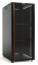 TTB-4266-AS-RAL9004 Шкаф напольный 19-дюймовый, 42U, 2055x600х600 мм (ВхШхГ), передняя стеклянная дверь со стальными перфорированными боковинами, задняя дверь сплошная, ручка с замком, крыша нового типа, цвет черный (RAL 9004) (разобранный)