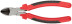 Бокорезы "Стандарт", красно-черные пластиковые ручки, полированная сталь 190 мм