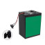 Lithium Traction battery LITJET GREEN LiFePO4 60V 30Ah 1824Wh with IP67 Monitor