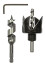 Wood drills in a set of 2 items. Ring saw D-54mm Spiral drill D-22mm