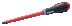 Insulated screwdriver with ERGO handle for Pozidriv PZ 0x75 mm screws