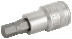 1/2" Socket head for screws with hex socket 10 mm 7809M-10