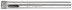 Коронка кольцевая по кафелю и стеклу алмазная 6х50 мм