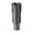 Core drill with soldered carbide plates with Weldon 3/4" shank Ø 28 Tecrona