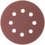 Grinding wheels with holes (Velcro), aluminum oxide, 125 mm, 5 pcs. P 320