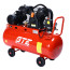 Pneumatic compressor 380V 2.2kW 8atm. 300L/min. receiver-100L piston belt GTE