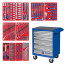 Set of tools "MASTER" in a blue cart, 205 items MASTER 52-06205B