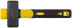 Кувалда кованая, фиберглассовая усиленная ручка Профи 1,0 кг