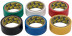 PVC tape 19 mm x 0.13 mm x 3 m (6 pcs., colored)