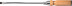 930 A SL power slotted Screwdriver with wooden handle, 2.5 x 14 x 250 mm